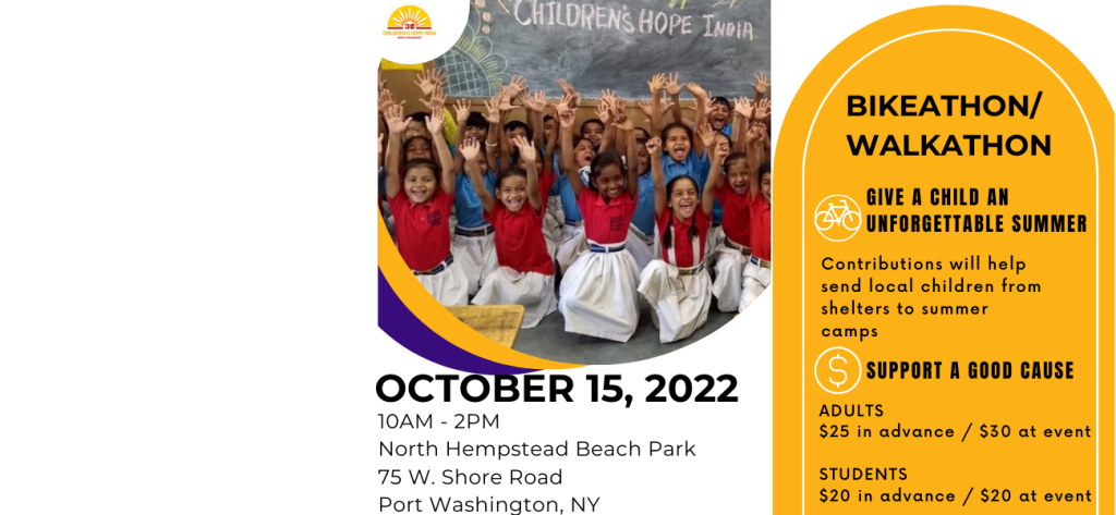 CH3 Walkathon Banner | Children's Hope India